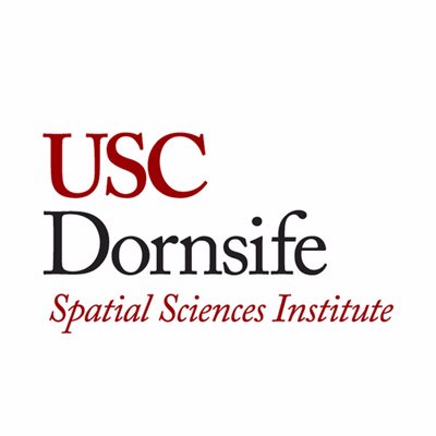 We are the USC Dornsife Spatial Sciences Institute. Official Twitter page.