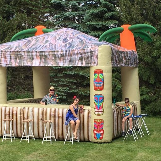 Inflatable Tiki Bar Rentals & Sales. Call (716) 777-3998 for pricing.