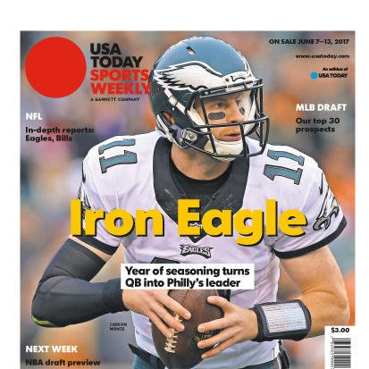 Sports Weekly: published by USA TODAY, printed under licence in the UK. Available on subscription - posted first class from the UK - no time delayed imports