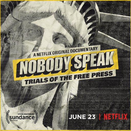 From director Brian Knappenberger, a look at how money & power can silence our free press, told through the Hogan vs. Gawker case. Now streaming only on Netflix