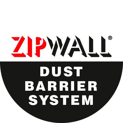 The ZipWall® Dust Barrier is set up in minutes without ladders, tape, or damage. Ideal for construction, remodeling, renovation, remediation, flooring & more.