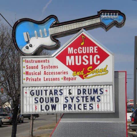 McGuire Music & Sound is the largest music equipment provider in Lafayette, IN.  We also offer professional, private music lessons.  Visit our website below!