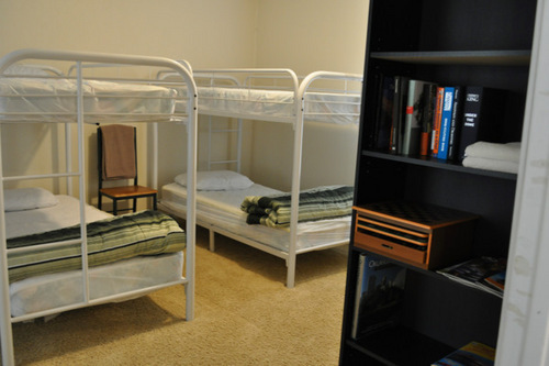 Sleep cheap/European style/hostel/Oklahoma Hospitality. Linens, wifi & breakfast included.
