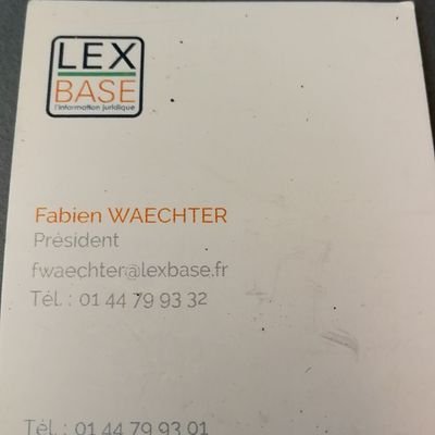 WLexbase's profile picture. Président Lexbase, Président de l'ADIJ (Association de développement de l'informatique Juridique), Médiateur cert. CMAP, juge consulaire