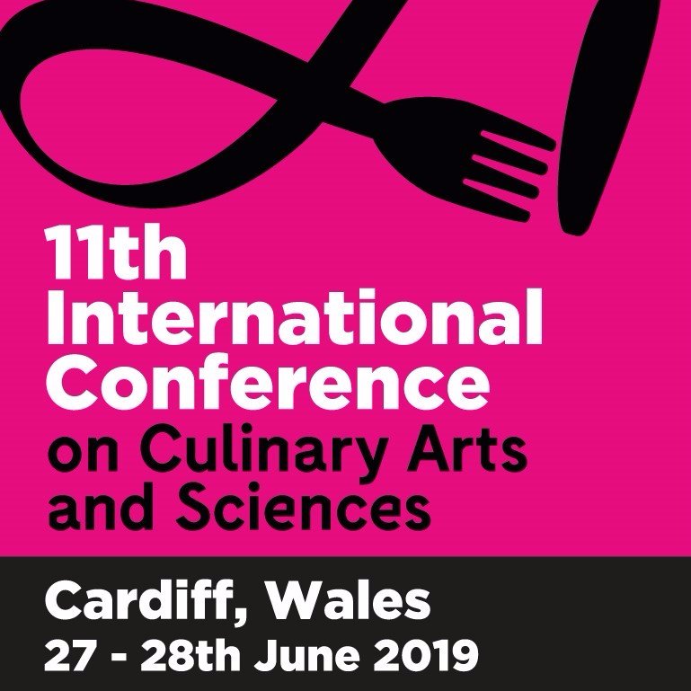 ICCAS2019's profile picture. 11th International Conference for Culinary Arts and Sciences 
26th June 2019 - Postgraduate Symposium
27th-28th June 2019 - ICCAS 2019