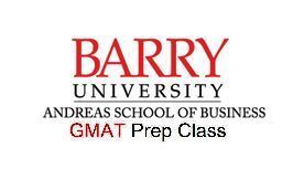 Barry University Andreas School of Business GMAT prep classes.