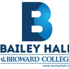 Bailey Hall, located on Broward College's central campus, is the cultural beacon for the arts community in Broward County. Like us on Facebook!