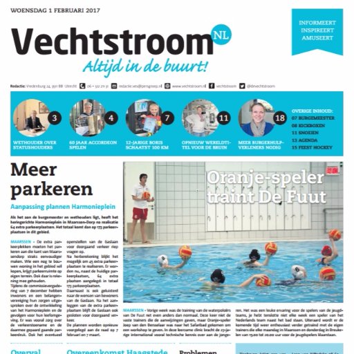 Hét lokale nieuwsmedium voor de gemeente Stichtse Vecht | Elke dag on line, elke woensdag in de bus | https://t.co/Z2HmZqj33T