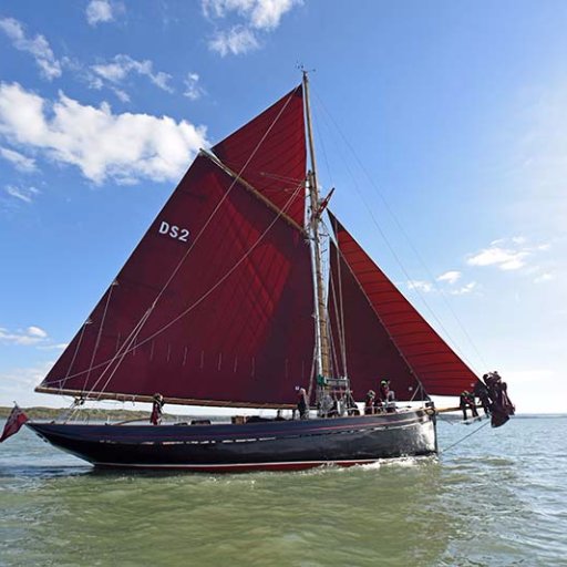 The world famous gaff-rigged pilot cutter sailed and maintained by Dauntsey's School, Wiltshire.