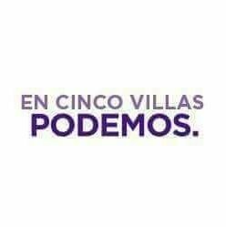 Twitter oficial de PODEMOS en Cinco Villas (zaragoza) protagonismo popular ciudadano