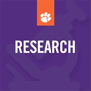 #ClemsonResearch is a Carnegie R-1 public research university with amazing students, faculty and staff, all working hard to move the world forward.