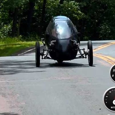 The world's first electric highway speed (100mph max) and highway safe cycling vehicle. Enclosed to beat any and all weather.