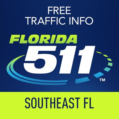 Official Florida Department of Transportation’s Twitter account for real-time traffic updates on crashes, blocked roads, stalled vehicles and congestion.