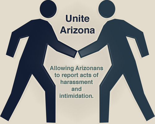 Unite Arizona
Allowing Arizonans to report acts of harassment and intimidation. Use #MHRSAZ to report incidents.