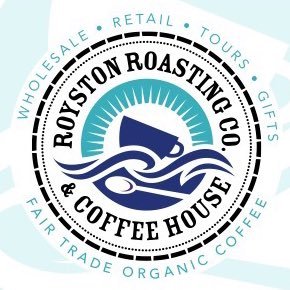 Royston Roasting Co. Roasting Fair Trade Organic Coffee, gift packaged in eco-friendly bags with custom labelling. Help us rock the #coffeeyqq tag!