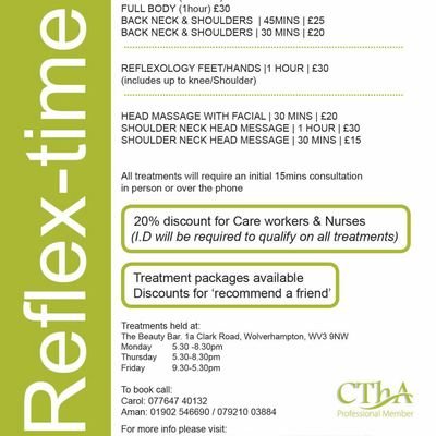 Reflex_bycarol's profile picture. massage your stresses away and have some Reflex-time