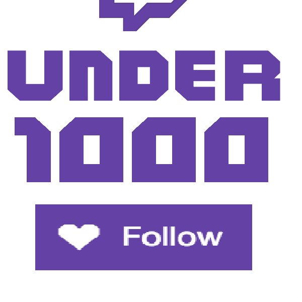 The official Twitter account for the Under 1000 Followers Twitch community.