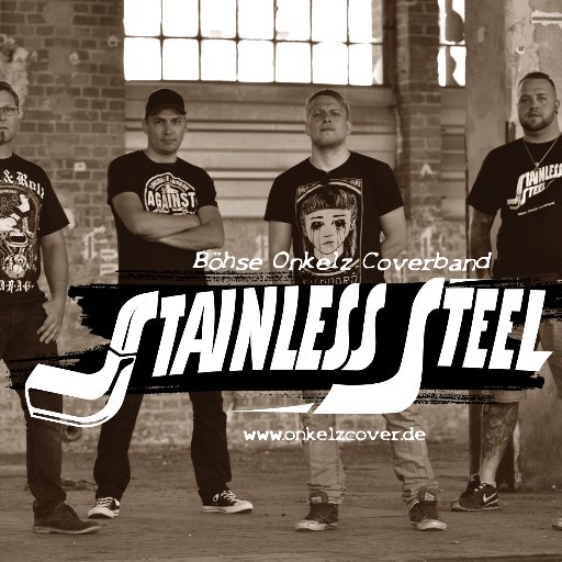 Die Böhse Onkelz-Tribute-/Coverband STAINLESS STEEL bietet bis zu 3 Stunden Liveprogramm mit Coversongs der Böhsen Onkelz.
