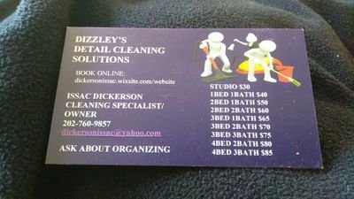 dizzleys2017's profile picture. Small professional cleaning company