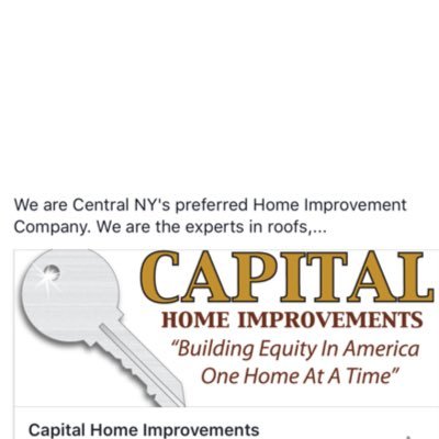 #Syracuse #Contractors and #Roofing Specialists. CAPITAL HOME IMPROVEMENTS has been serving #CNY for over 30 years. 315.565.5401 We have Great References!