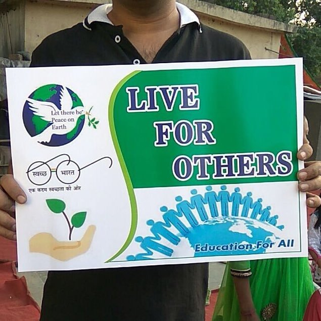 LiveforOthers7's profile picture. Provide Humanitarian Aid To The Needy Ones MESSAGE-Plant A Tree On Your BIRTHDAY. Working on every Sunday for Others🌳 #JoinUs #TshirtForCause #SupportUs