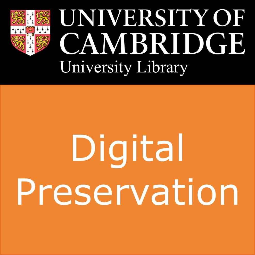 Updates from the Digital Preservation Specialists (Polonsky Fellows) based @theUL @Cambridge_Uni.