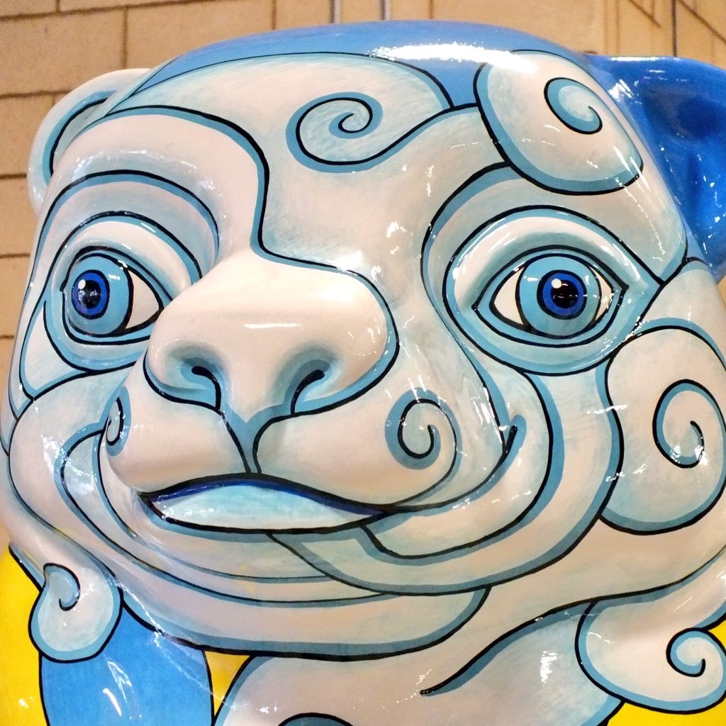 Hi I'm Boldmere Bear, I was part of @thebigsleuth 2017 and I'm returning to my new home outside the Harvester soon. I was designed by @Donnaedendesign