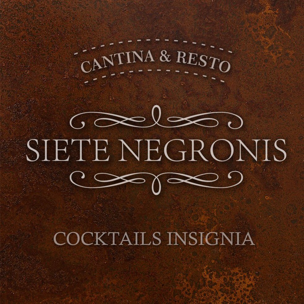 #SieteNegronis es por excelencia un bar de cocktails, lo mejor de lo mejor.