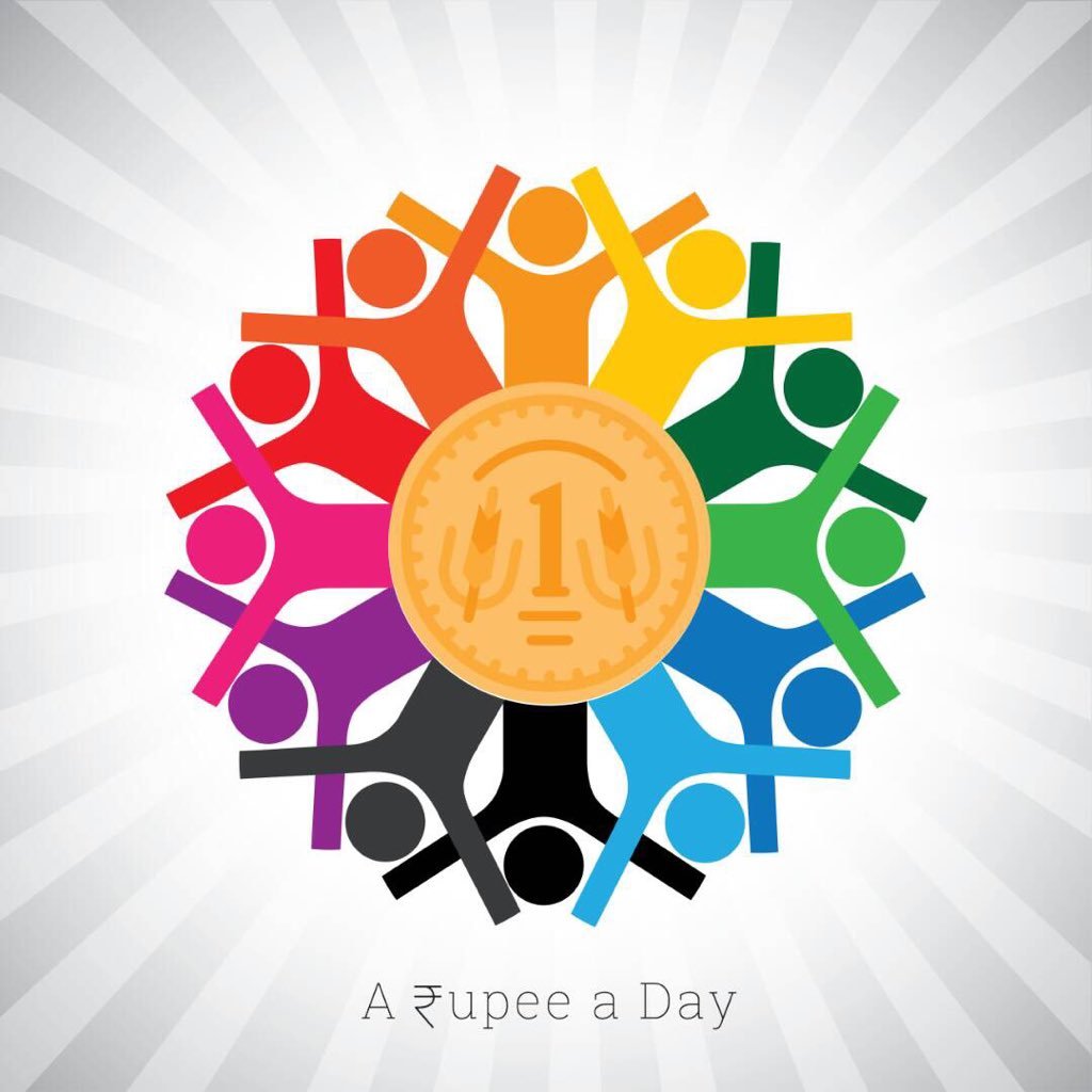 Motivating people to donate at least - ONE RUPEE everyday, it makes a difference !! Donations exempted u/s 80G