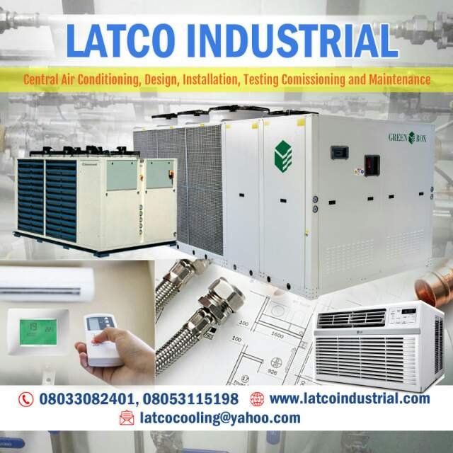 Latco cooling industrial. we are in for indoor and outdoor renting of air conditions, architecture, electrical, mechanical etc