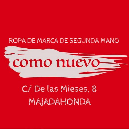 Ropa y accesorios de marca de segunda mano como nueva y al mejor precio para mujer, hombre y los peques en Majadahonda. C/ De las Mieses, 8 - 91 081 63 07
