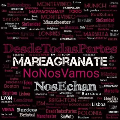 Red trasnacional de emigrantes del Estado español | Solidaria, horizontal, apartidista y feminista. 📧: coordinacion@mareagranate.org