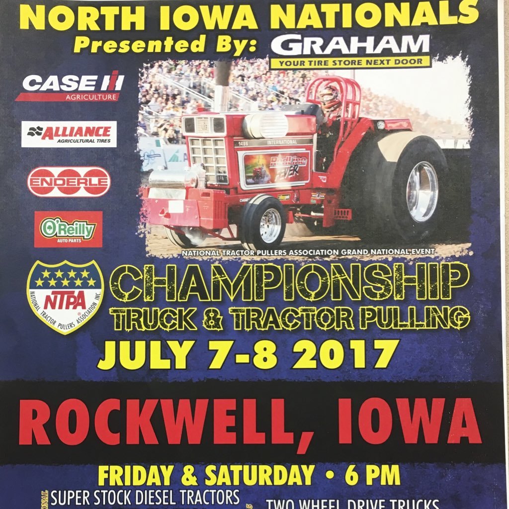 Annual @Rockwelllions truck and tractor pull. Founded in 2009. 7x Region V Pull of the Year. 1x Regional National Pull of the Year