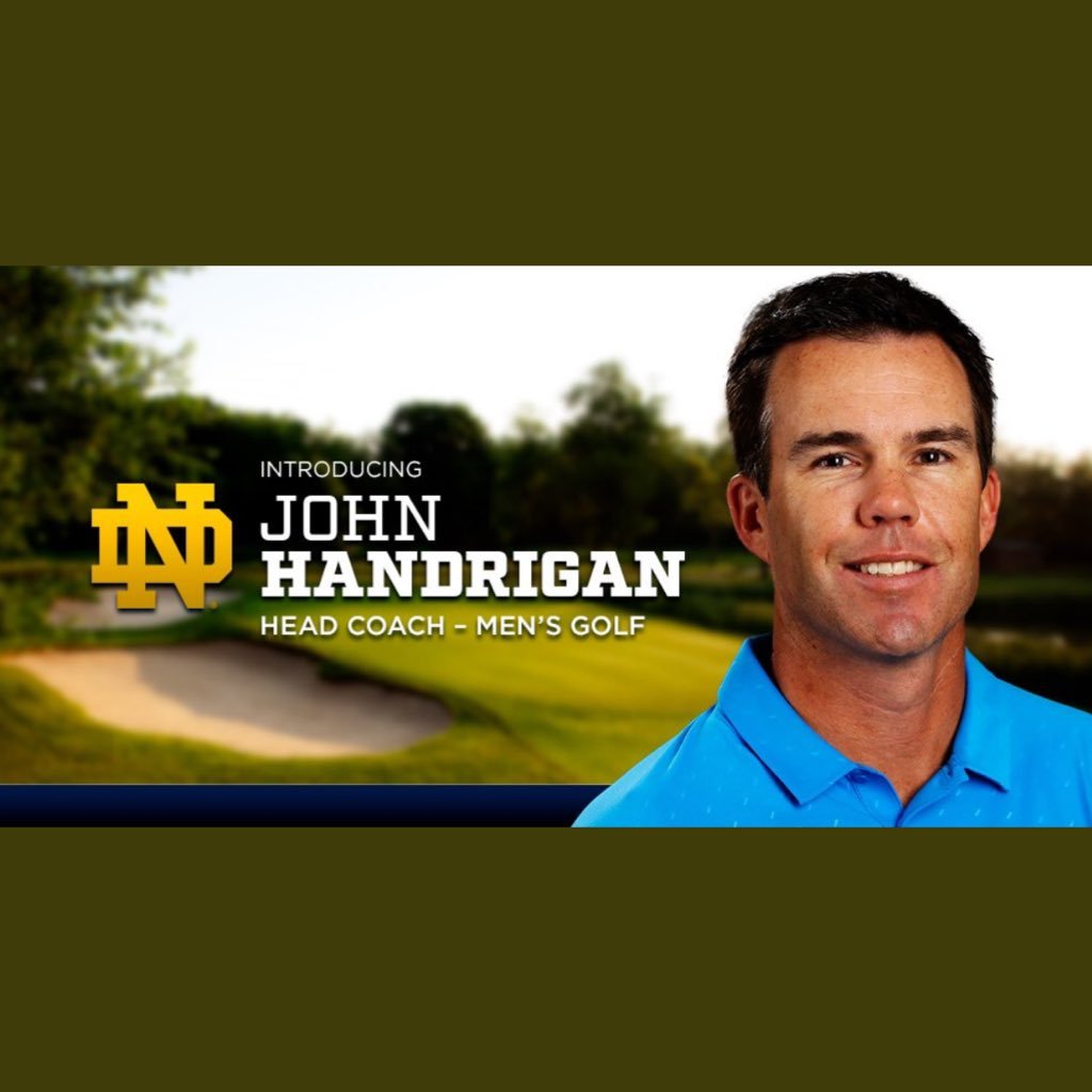 Head Men's Golf Coach at Notre Dame. Proud Husband.