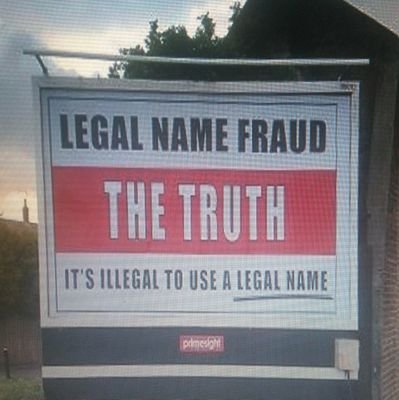 It's #Illegal to use a #legal #name #gameoversatan #legaldeathcult #legalnamefraud #tencommandments