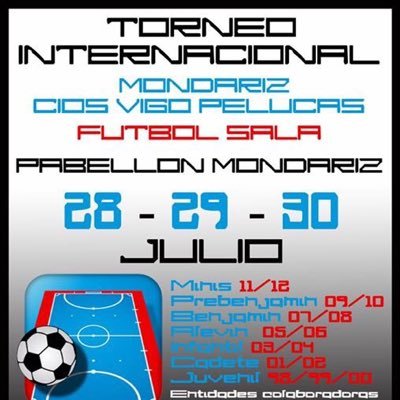 Torneo Internacional de Fútbol Sala 28-29-30 Julio Inscripciones Abiertas!!