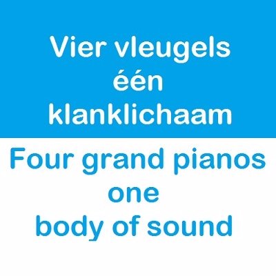 A big mindblowing story. Four pianists, challenging, teasing & embracing. Amazing for ear & eye! https://t.co/cfRCjVXUeu