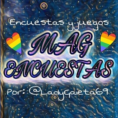 MagEncuestas69's profile picture. Huolaaa en esta cuenta pondré las encuestas que solía hacer en mi cuenta principal, bienvenidx!
Cuenta principal → @LadyGaieta
