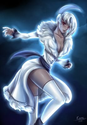 Just an immortal absol who's not yet tapped into her full potential.