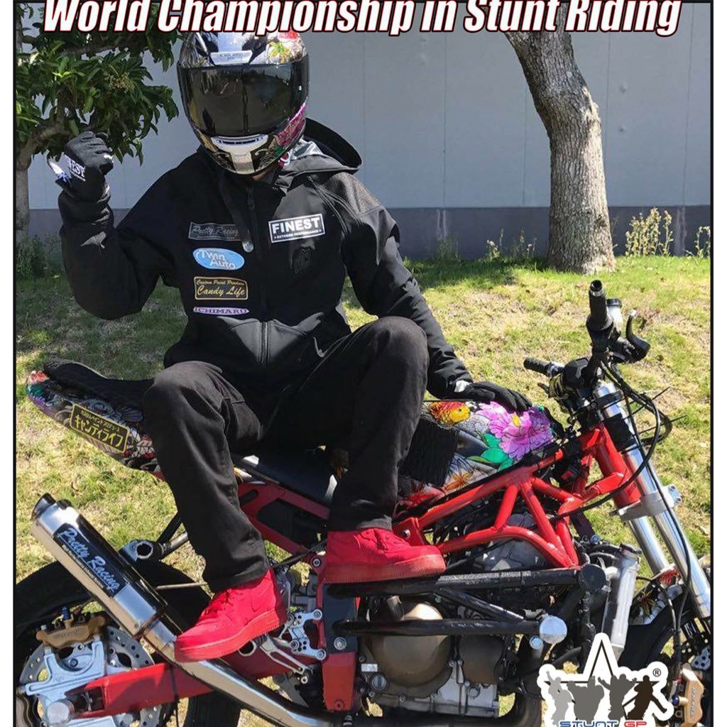 バイクパフォーマンスライダー★WORLD CHAMPIONSHIP STUNT GP ★ 2015年21位 。2016年10位 。2017年4位。