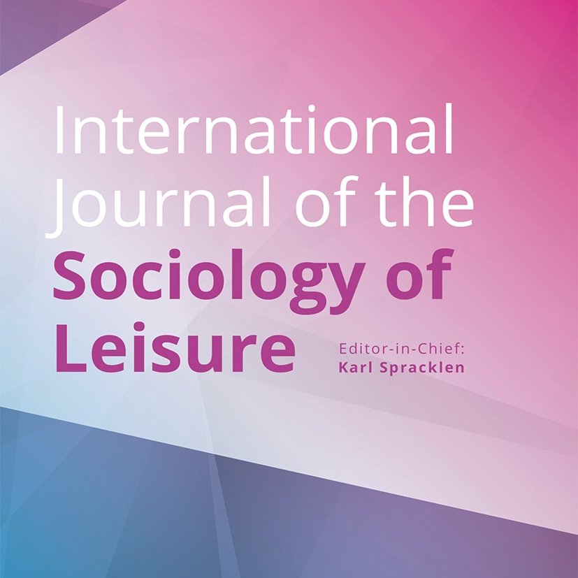 This is the Twitter account of the International Journal of the Sociology of Leisure, run by Karl Spracklen