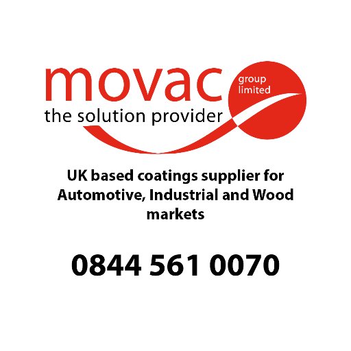 Movac is a UK based industrial & automotive paint & associated product supplier, providing Automotive Refinishes & Industrial Finishes for Wood & Metal markets.