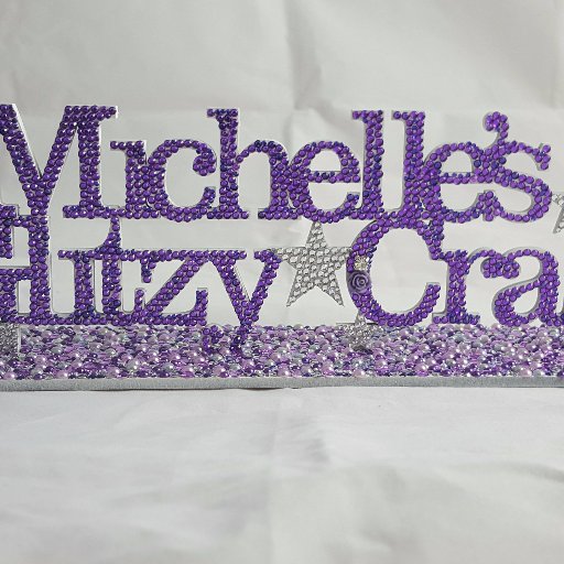 Items made and decorated with rhinestones