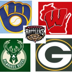 Wisconsin Sports!!
 Packers , Badgers , Brewers and Bucks !