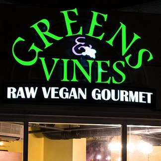 Greens & Vines Raw Vegan Restaurant of Honolulu closed on March 31, 2017. Chef Sylvia Thompson is writing a book. We're @GreensAndVines on Instagram too.