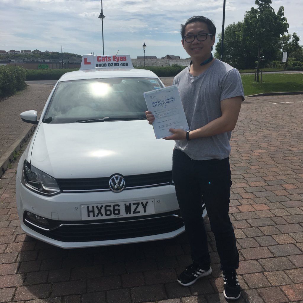 Grade A female driving instructor working for Cats Eyes Driving School in South Wales