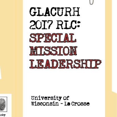 glacurhrlc17's profile picture. Welcome to the official twitter page of GLACURH 2017 hosted at UW-La Crosse
