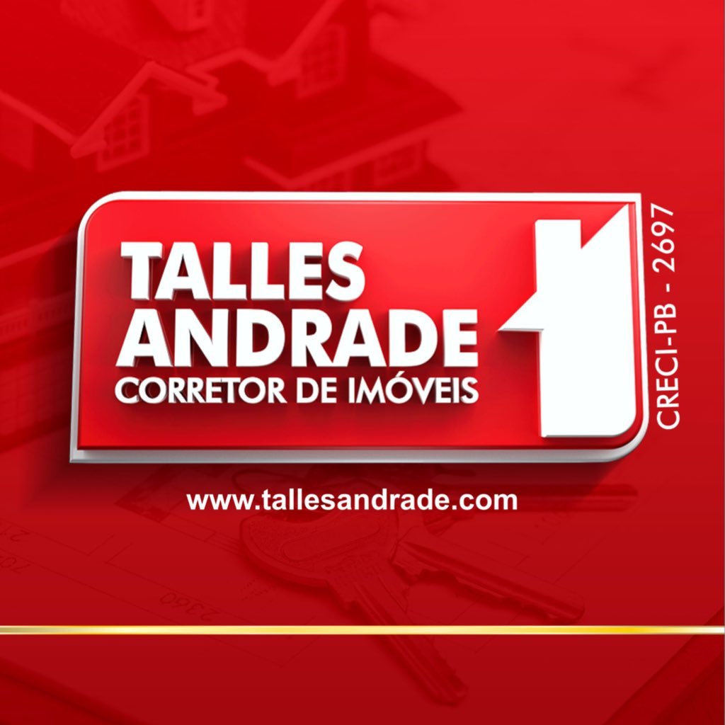 Serviços imobiliários de qualidade, você realiza com TALLES ANDRADE. Há 15 anos, sempre o melhor negócio pra você. Cajazeiras-PB.