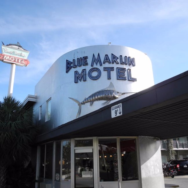 Key West Motel near Duval St. A favorite place to say in #KeyWest. use #BlueMarlinMotel or #BlueMarlinKW