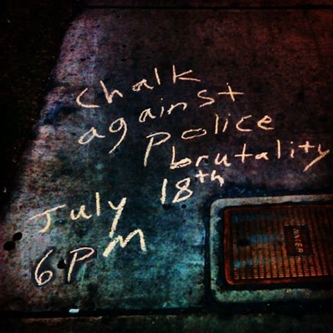 Las Vegas based group that uses chalk protests to highlight injustice & bring social & political pressure to bear  against the perpetrators of those injustices.